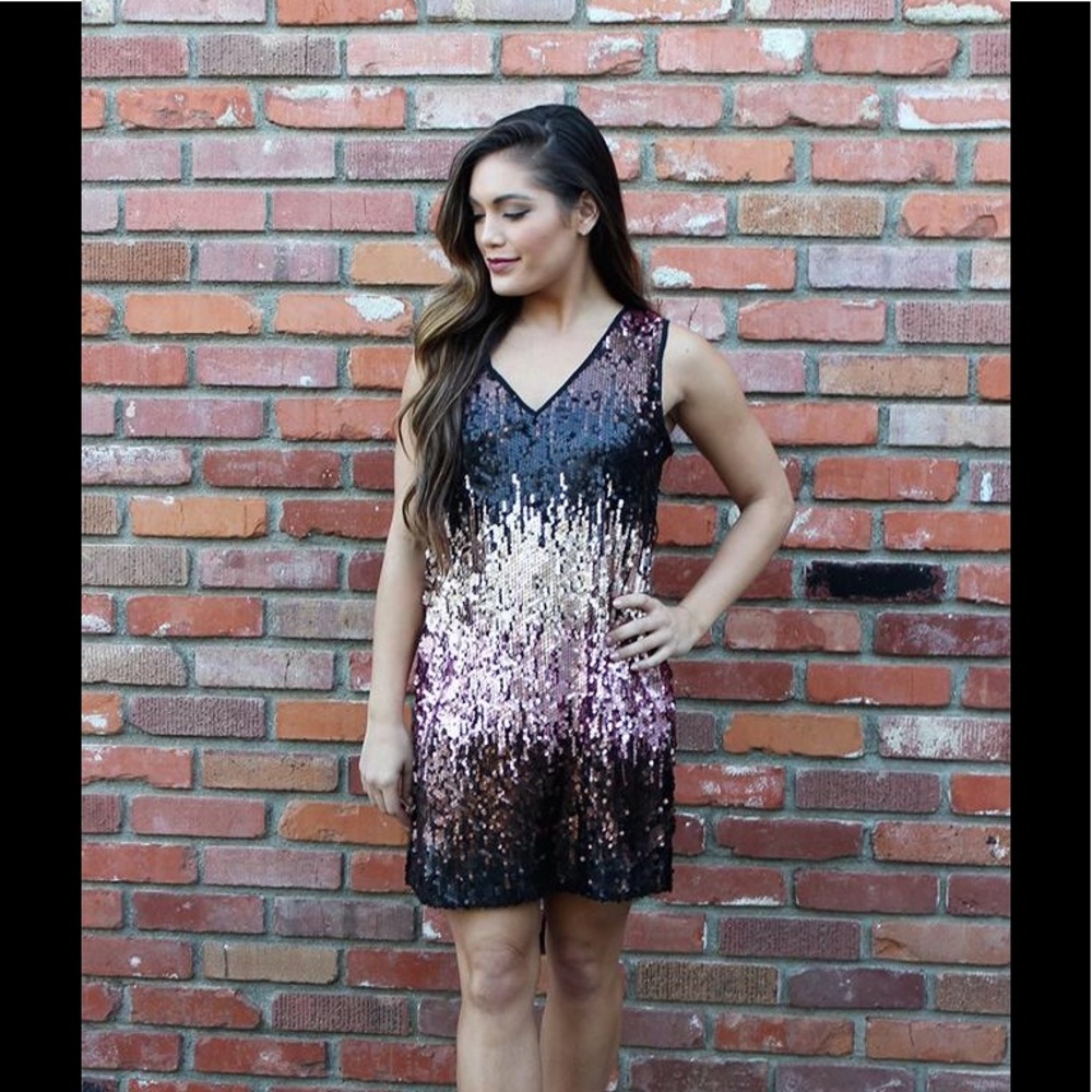 Glitterati Sequin Cocktail Dress